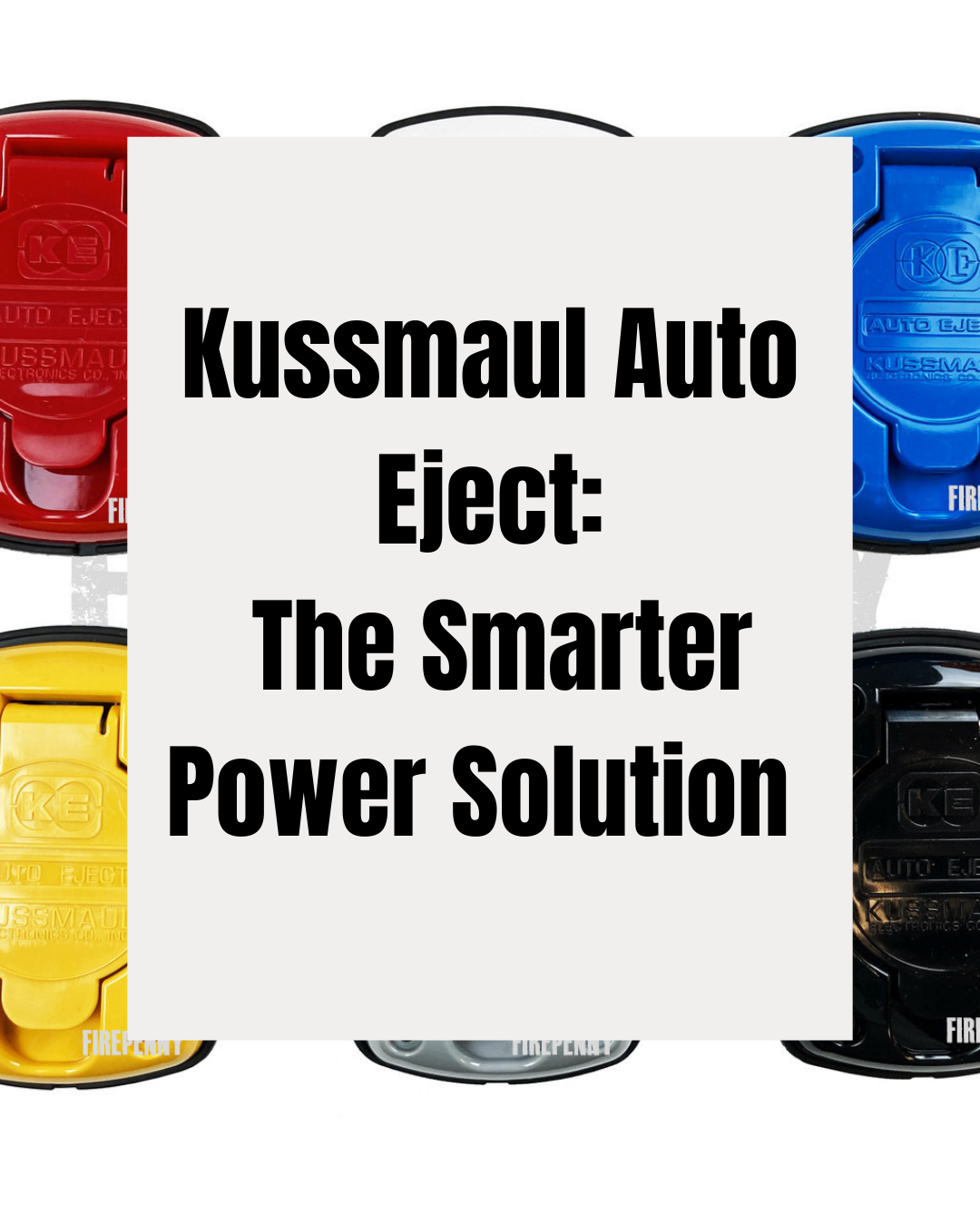 kussmaul auto eject fire truck equipment from firepenny